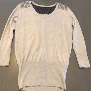 Gray oversized sweater